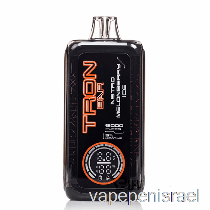 חד פעמי Vape Israel Tron ​​בר 12k חד פעמי Astro Melonberry Ice
